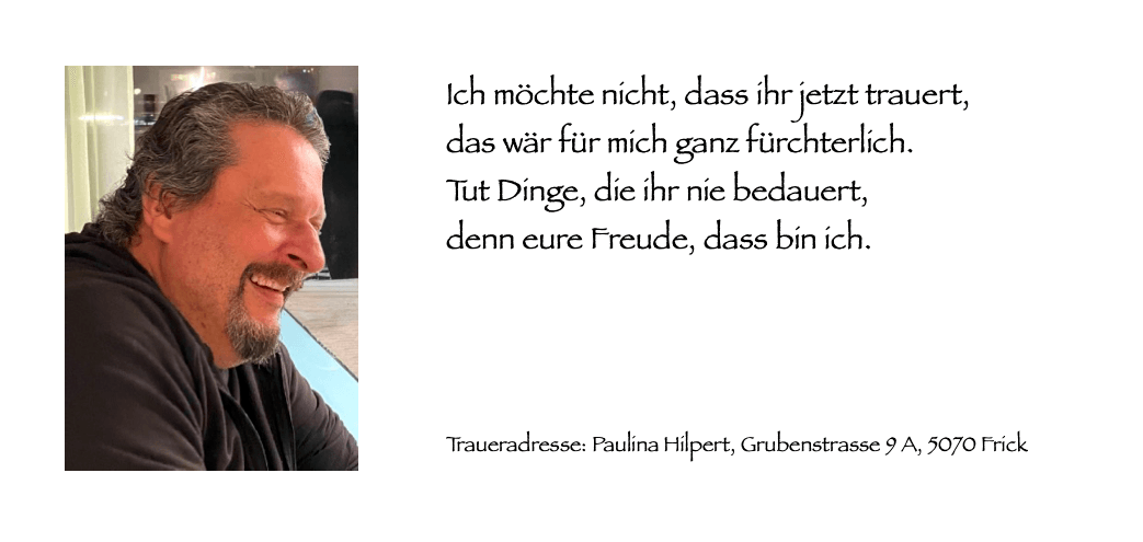 Bild der Todesanzeige