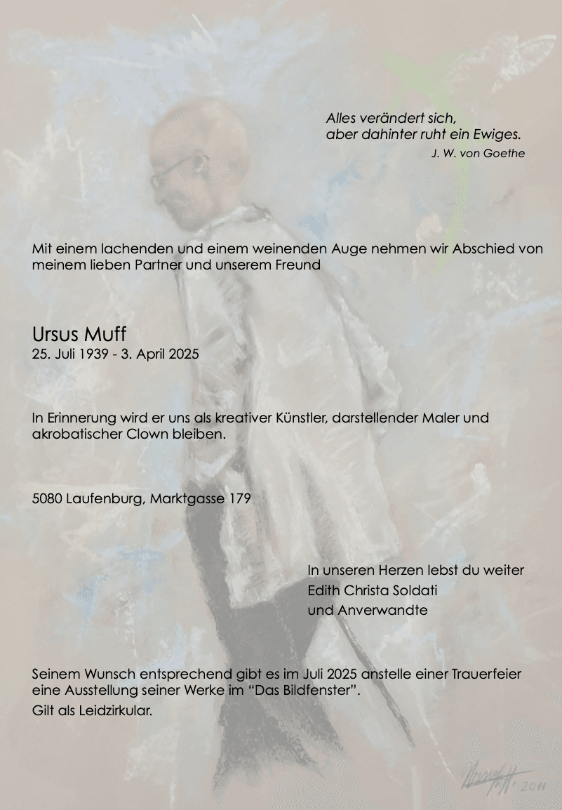 Bild der Todesanzeige